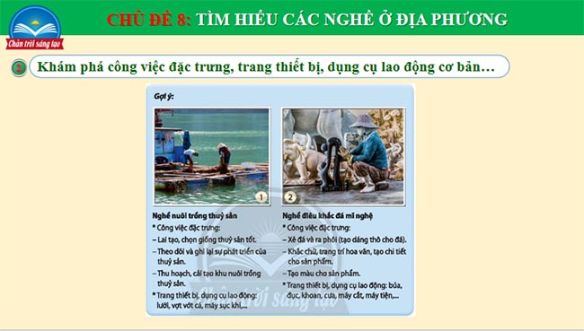 Tìm hiểu các nghề ở địa phương