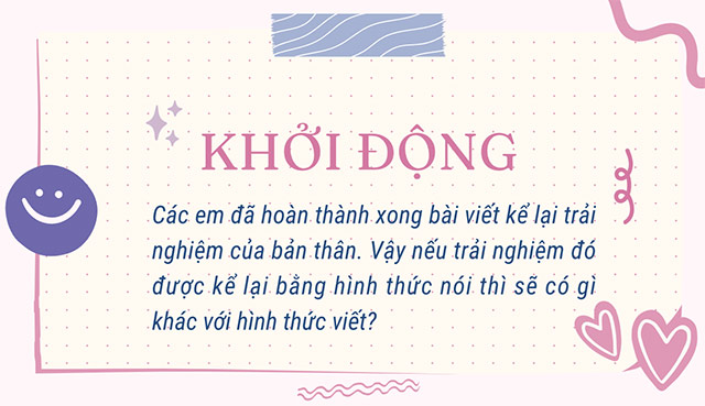 PowerPoint Ngữ văn 6 Bài 1: Kể lại một trải nghiệm của em