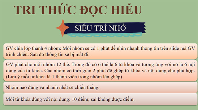 PowerPoint Ngữ văn 6 Bài 1: Tri thức ngữ văn