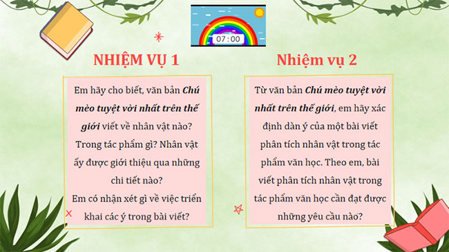  Viết bài văn phân tích đặc điểm nhân vật 