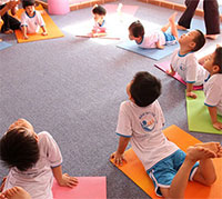 Giáo án mầm non: Dạy tập Yoga