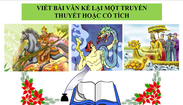 PowerPoint Ngữ văn 6 Bài 1: Viết bài văn kể lại một truyện truyền thuyết hoặc cổ tích
