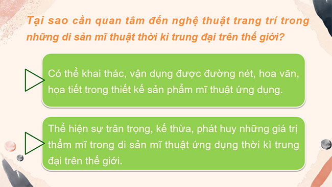  Mĩ thuật ứng dụng thời kì trung đại 