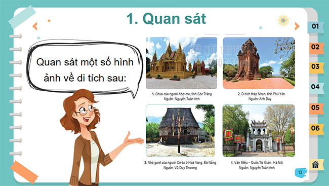 Hình ảnh di tích trong sáng tạo mĩ thuật