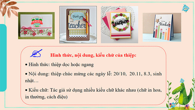 PowerPoint Mĩ thuật 6 Bài 4: Thiệp chúc mừng