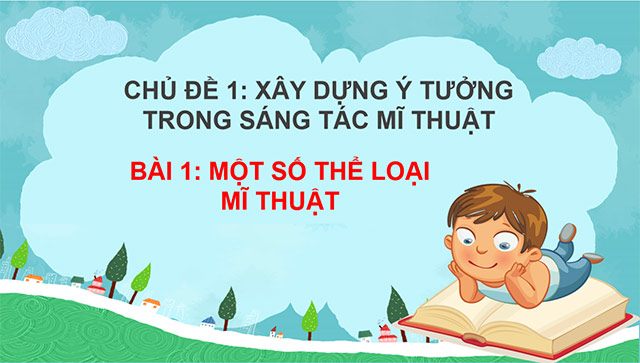 PowerPoint Mĩ thuật 6 Bài 1: Một số thể loại mĩ thuật