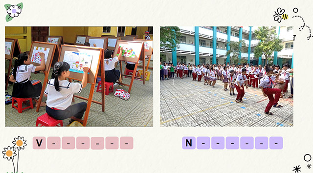 PowerPoint Mĩ thuật 6 Bài 5: Tạo hình hoạt động trong nhà trường