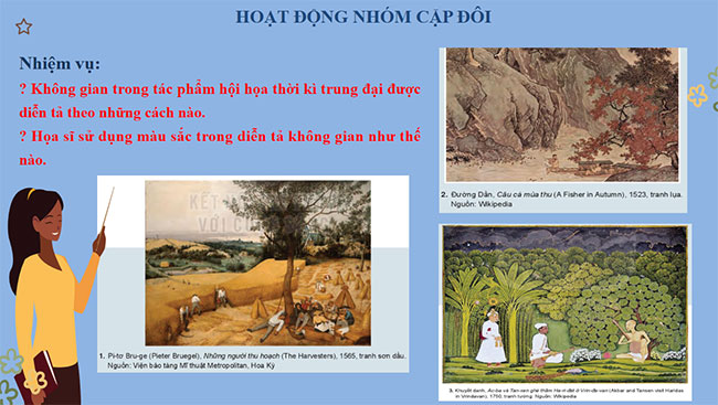 Không gian trong tác phẩm hội họa thế giới thời kì trung đại