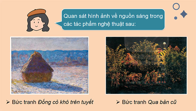 Tìm hiểu nguồn sáng trong tranh