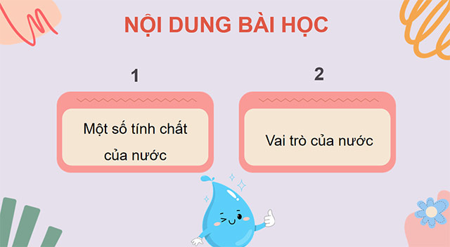 PowerPoint Một số tính chất và vai trò của nước