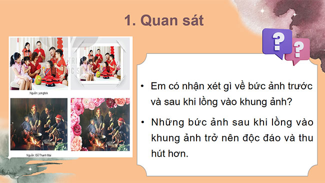 Thiết kế khung ảnh từ vật liệu sẵn có