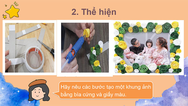 Thiết kế khung ảnh từ vật liệu sẵn có