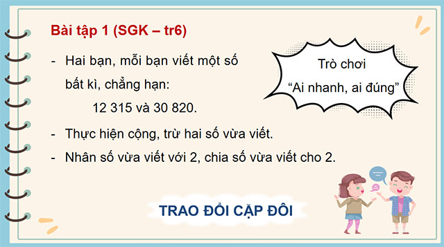 PowerPoint Ôn tập về số và phép tính trong phạm vi 100 000