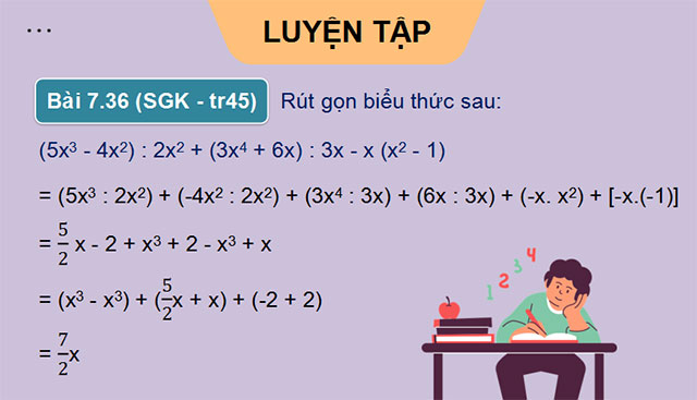  Luyện tập chung trang 45