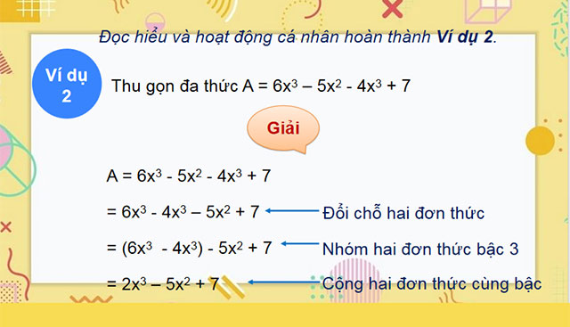  Đa thức một biến
