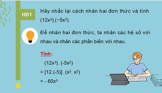 Phép nhân đa thức một biến