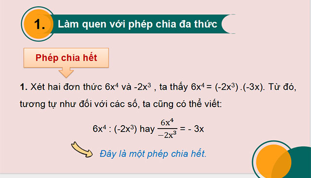 Phép chia đa thức một biến