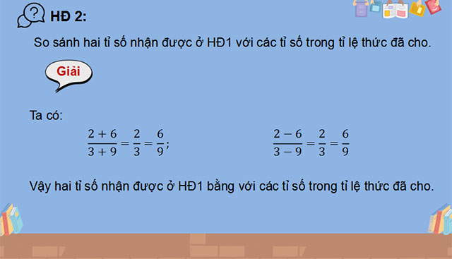 Tính chất của dãy tỉ số bằng nhau