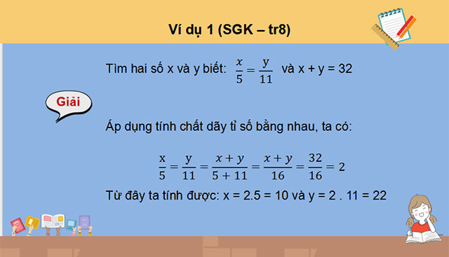Tính chất của dãy tỉ số bằng nhau