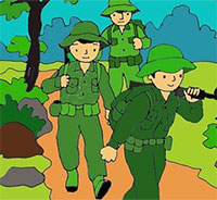 Giáo án mầm non: Tìm hiểu về chú bộ đội