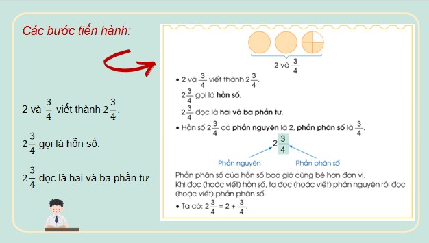 Giáo án PPT Toán 5 Cánh Diều Bài 11: Hỗn số