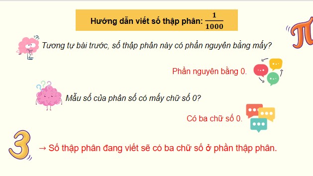 Giáo án điện tử Toán 5 Cánh Diều Bài 15: Số thập phân (tiếp theo)