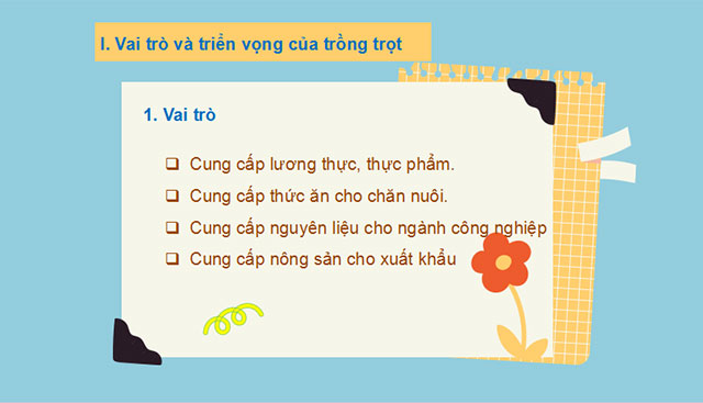 Giới thiệu chung về trồng trọt