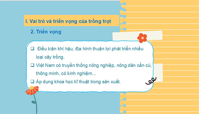 Giới thiệu chung về trồng trọt