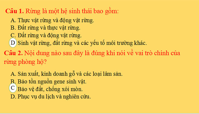 Giới thiệu chung về rừng