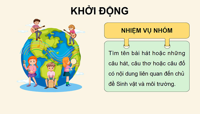 PowerPoint Ôn tập chủ đề Sinh vật và môi trường