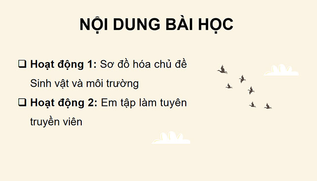 PowerPoint Ôn tập chủ đề Sinh vật và môi trường