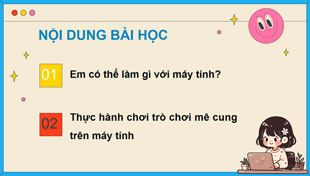 PowerPoint Em có thể làm gì với máy tính?
