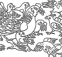 Giáo án mầm non: Tô màu tranh đông hồ