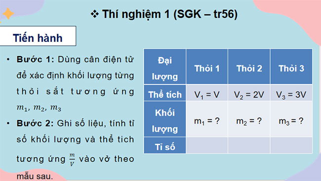  Khối lượng riêng