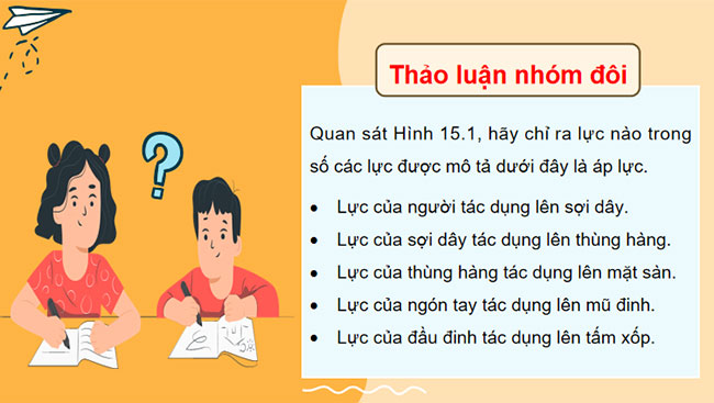 Áp suất trên một bề mặt