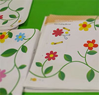 Giáo án mầm non: Cắt dán hoa