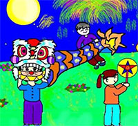 Giáo án mầm non: Bài thơ Trung thu đến