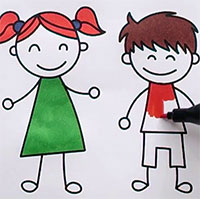 Giáo án mầm non: Vẽ chân dung bạn thân