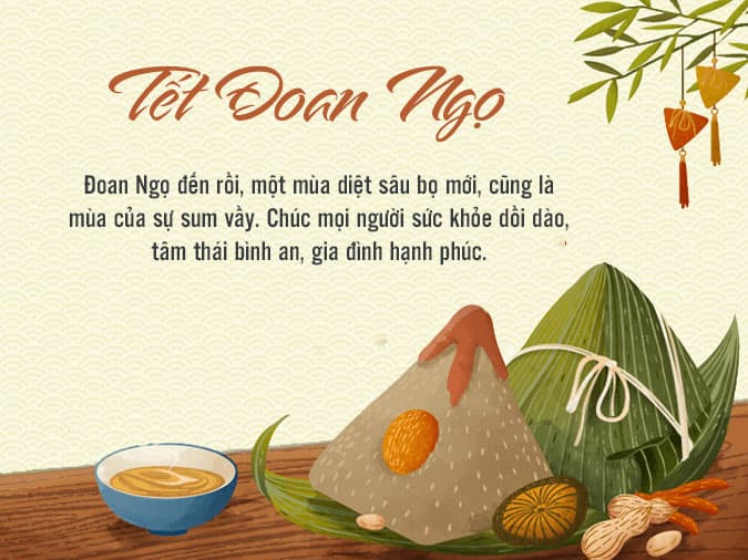 Lời chúc Tết Đoan Ngọ mùng 5/5 ngắn gọn