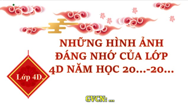 PowerPoint tổng kết lớp