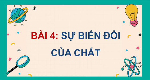 PowerPoint Sự biến đổi của chất