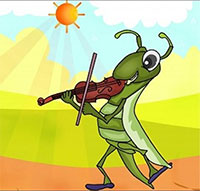 Giáo án mầm non: Truyện Kiến và ve sầu