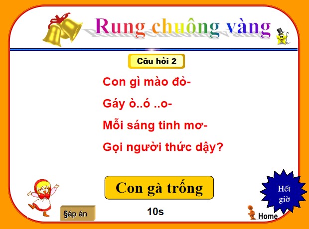 Powerpoint Rung chuông vàng Mầm non