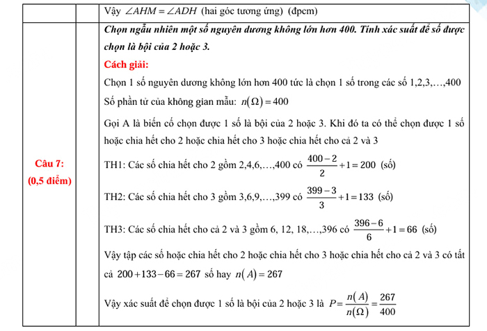 Đáp án đề thi tuyển sinh lớp 10 môn Toán Quảng Trị 2025