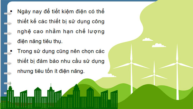 Tiết kiệm điện năng 