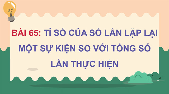 PowerPoint Tỉ số của số lần lặp lại một sự kiện so với tổng số lần thực hiện