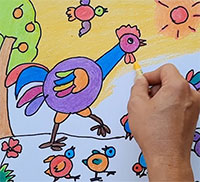 Giáo án mầm non: Vẽ con vật bé thích