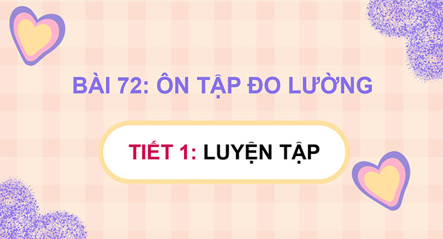 PowerPoint Ôn tập đo lường