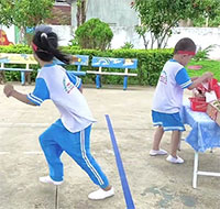 Giáo án mầm non: Chạy liên tục theo hướng thẳng 18m trong khoảng 10s