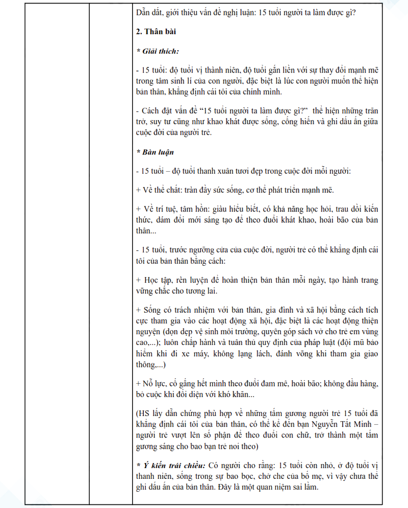Đáp án đề thi tuyển sinh lớp 10 môn Văn Sóc Trăng 2025-2026